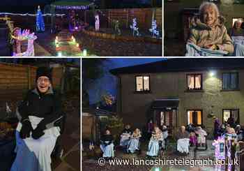 Christmas display lights up Hope House care home