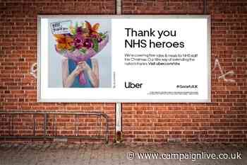 Uber thanks NHS workers with rides, meals and love letters