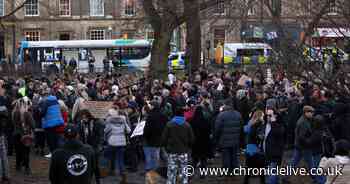 Two arrests made after hundreds gather for anti-lockdown protest in Newcastle