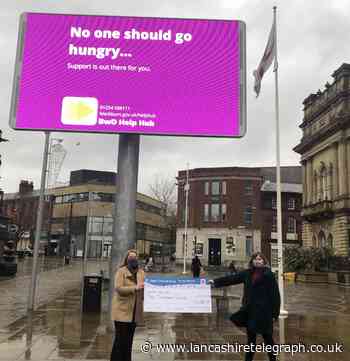 The Mall Blackburn: Shopping centre makes Christmas donation to Blackburn with Darwen Food Resilience Alliance