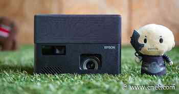 Epson EpiqVision Mini EF12 projector review: Laser-powered picture cube     - CNET