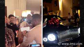 Diddy Surprises Mom with $1 Mil and New Bentley for 80th Bday