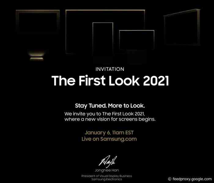 Samsung First Look 2021 event scheduled for January 6th