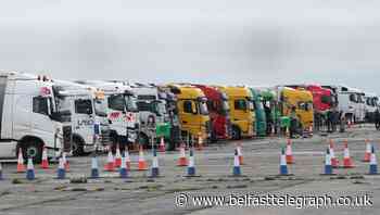 Stranded truck drivers ‘left with no water and single blocked toilet’