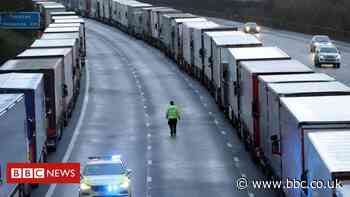 Covid-19: Almost 3,000 lorries stuck in Kent as UK and France aim to restart freight