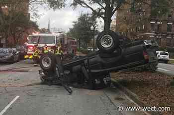 WPD: Driver suffered medical issue before hitting fountain in downtown Wilmington - WECT