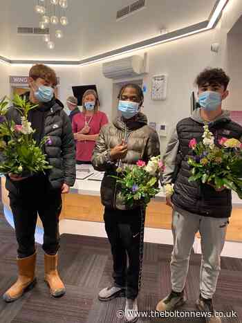 Young people say it with flowers this Christmas