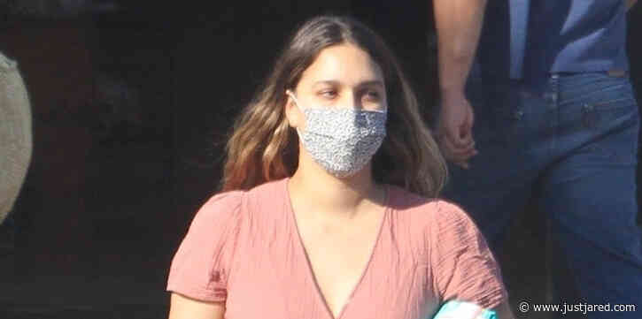 April Love Geary Heads Out on a Diaper Run After Welcoming Baby No. 3 with Robin Thicke