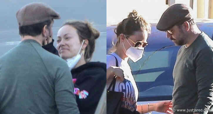 Olivia Wilde & Ex Jason Sudeikis Share Long Embrace After Spending the Day Together