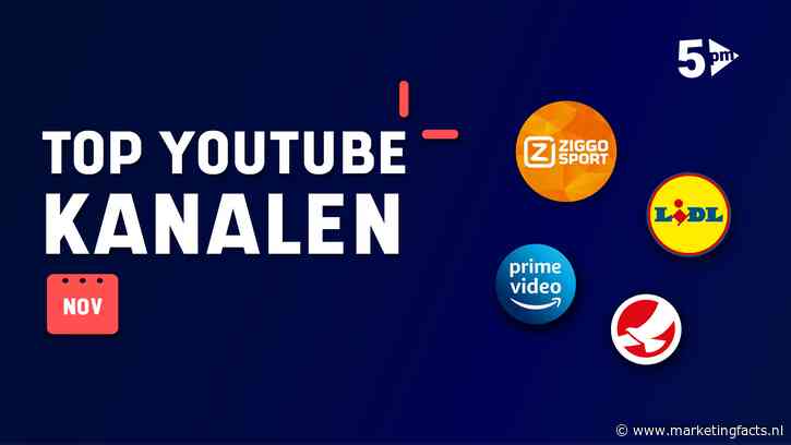 Lidl, Ziggo Sport, Stella Fietsen en Amazon Prime Video domineerden YouTube in november