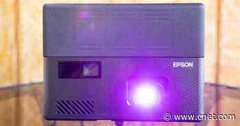 Cute cube: Up close with the Epson EpiqVision Mini EF12     - CNET