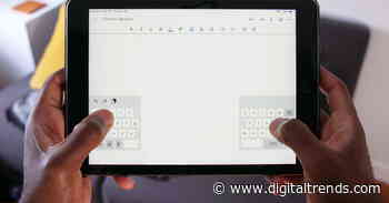 How to split and move the keyboard on an iPad