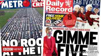 Scotland's papers: Spring-style lockdown 'on the cards' and food fears - BBC News
