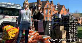 Surrey mum relaunches food donations to St Peter's Hospital for NHS heroes - Surrey Live