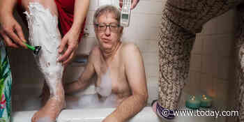 Photographer shares hilarious photos of quarantine with his ex-wife and mom