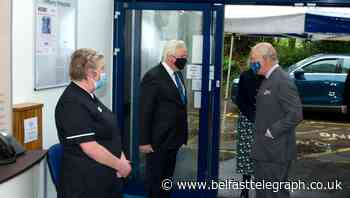 Charles visits local hospital and thanks staff for their Covid efforts