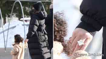 Khloe Kardashian Wearing Massive Engagement-Like Ring With Tristan Thompson
