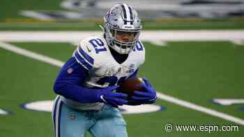 Zeke thinks he's on track to play against Eagles