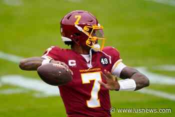 Haskins Fined, in Line to Start for Washington if Needed