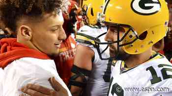 Pro Bowl rosters: Chiefs' Mahomes, Packers' Rodgers starting QBs