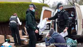 Two arrested in Co Down after 'theft of parcel left on doorstep'