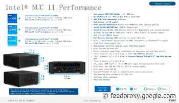 Intel Panther Canyon NUC mini PC specifcations leaked