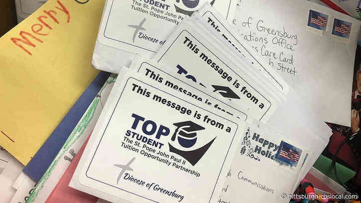 Diocese Of Greensburg Students Donate Nearly 1,000 Cards And Gifts To Hospital Patients