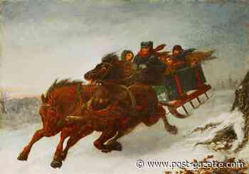 Oh, the joy of riding in a two-horse open sleigh