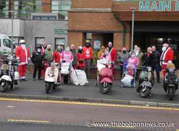 Ride on - scooter club delivers festive bounty