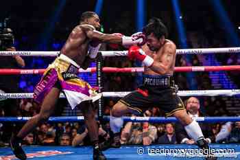 Adrien Broner training for a fight in early 2021