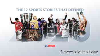 The 12 stories that defined sport in 2020