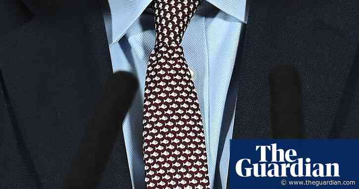 Net gains: Boris points up his ties to the fishing industries