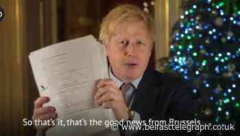 Johnson describes Christmas Brexit deal as ‘glad tidings of great joy’
