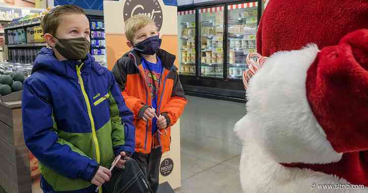 This Christmas, Utah families visit Santa while getting their groceries