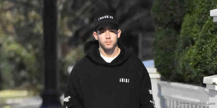 Nick Jonas Enjoys a Solo Stroll in London