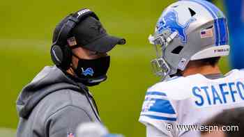Lions' Bevell won't coach Sat. vs. Buccaneers