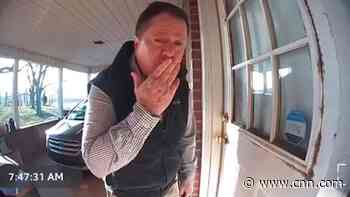 Watch father leave daughter dozens of surprise Ring messages