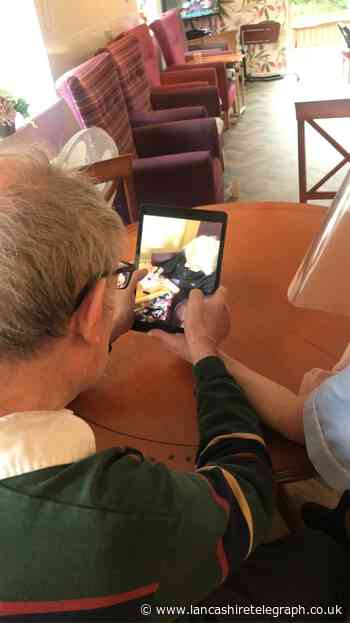 Specsavers Accrington: Tablet donation helps Hollies Care Home residents see loved ones