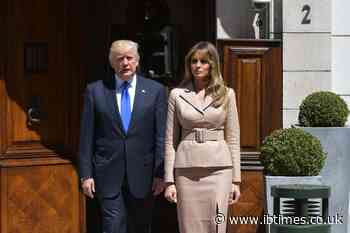 'Fake Melania' theory trends again after first lady holds Donald Trump's hands