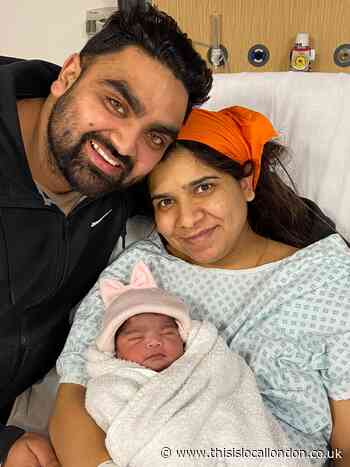 Gifts for first Christmas Day baby at Hillingdon Hospital
