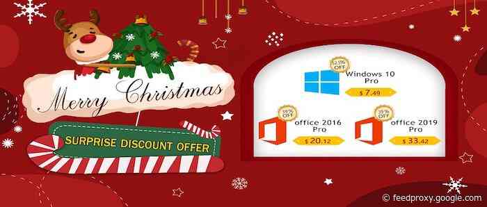 Best Software Christmas Sale: Windows 10 Pro costs only $7.49