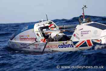 Santa hats for Atlantic rowers as they celebrate Christmas - Dudley News