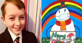 Dudley boy wins Funky Pigeon's Junior Designer 2020 competition for his Christmas card design - Chronicle Live
