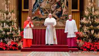 Pope Francis calls on countries to share Covid-19 vaccines in Christmas message