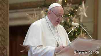 In Christmas message, Pope Francis urges countries to share COVID-19 vaccines