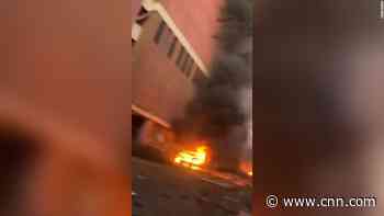 Social media video shows scene of explosion in Nashville