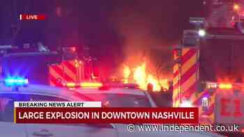 Nashville Explosion - Live: Parked vehicle blows up in apparent ‘intentional act’
