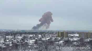 Large explosion occurs at steel plant in Hamilton, Ont.