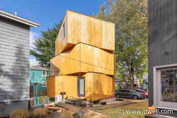 In Cambridge, a Plywood-Clad Home With a Twist Asks $850K - Dwell