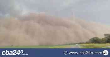 Una tormenta de tierra azotó a Coronel Moldes y Sampacho - Cba24n